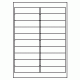 580 - Label Size 98mm x 25.4mm - 20 labels per sheet